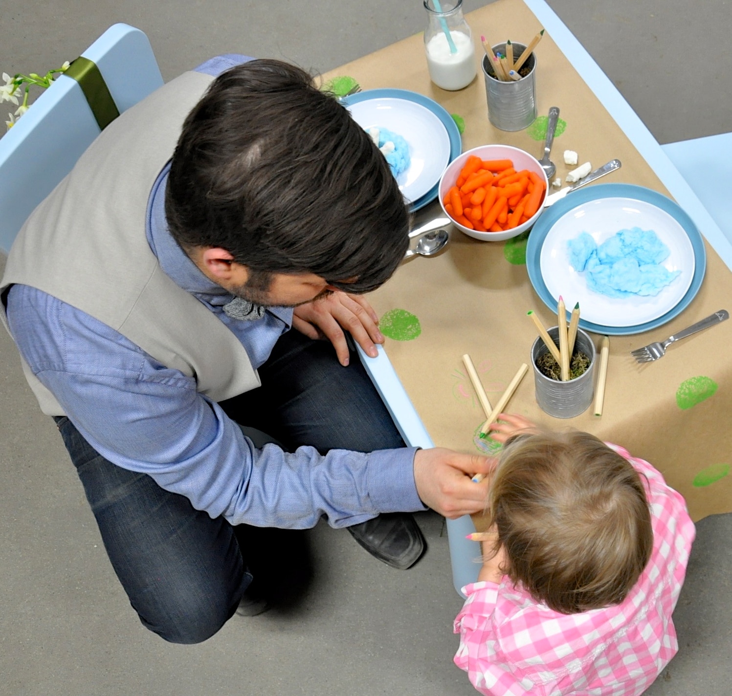 Easter Brunch Toddler Table-7