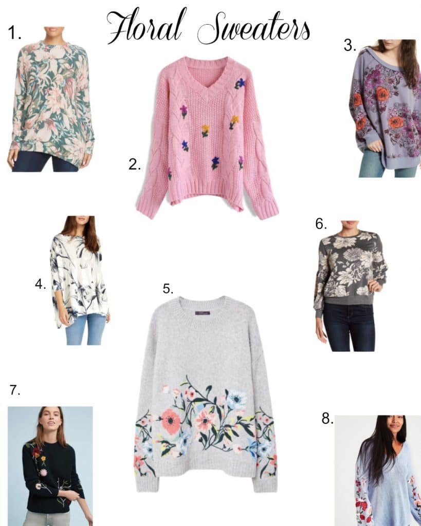 Floral sweaters-2