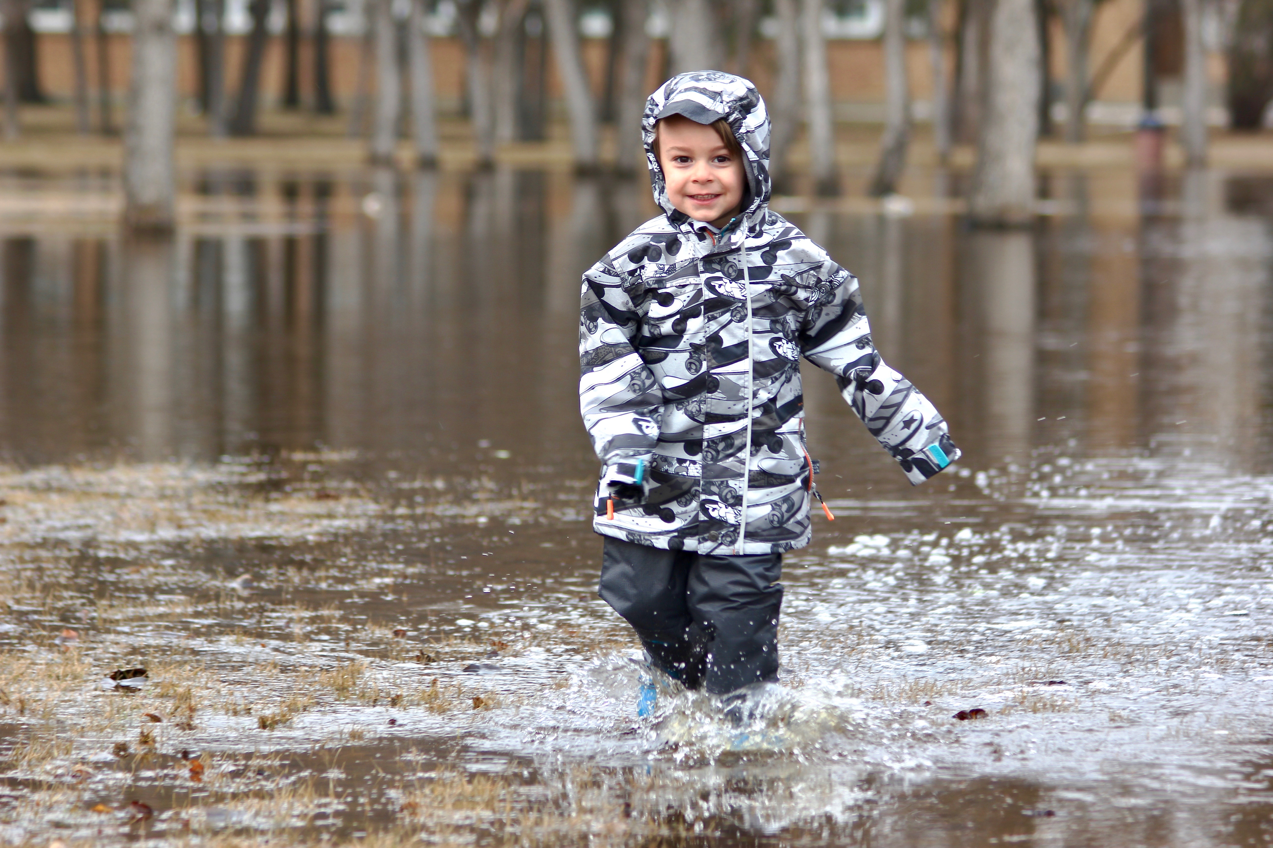 skateboard print rain jacket-1