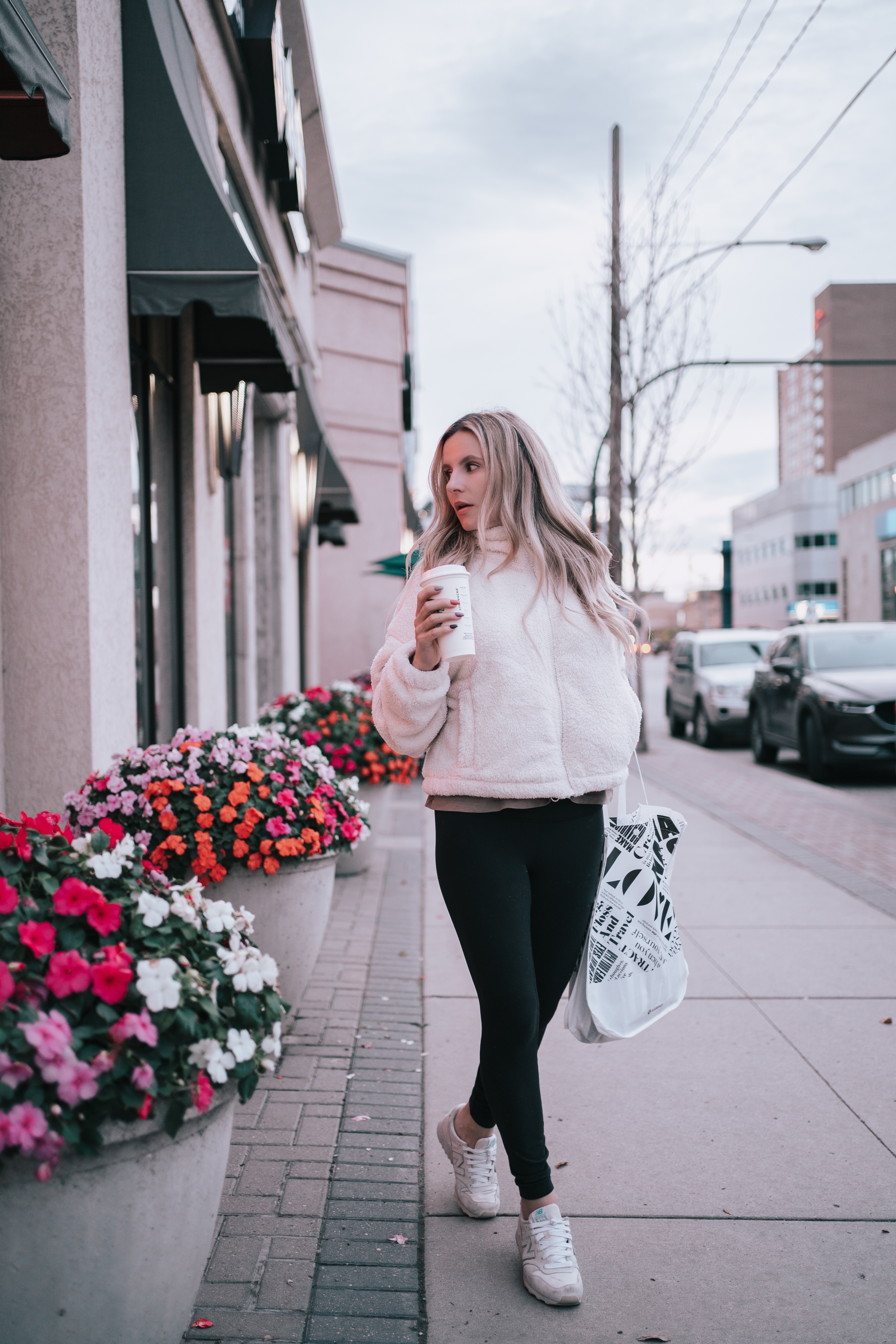 Lululemon Leopard Leggings and Vest Outfit