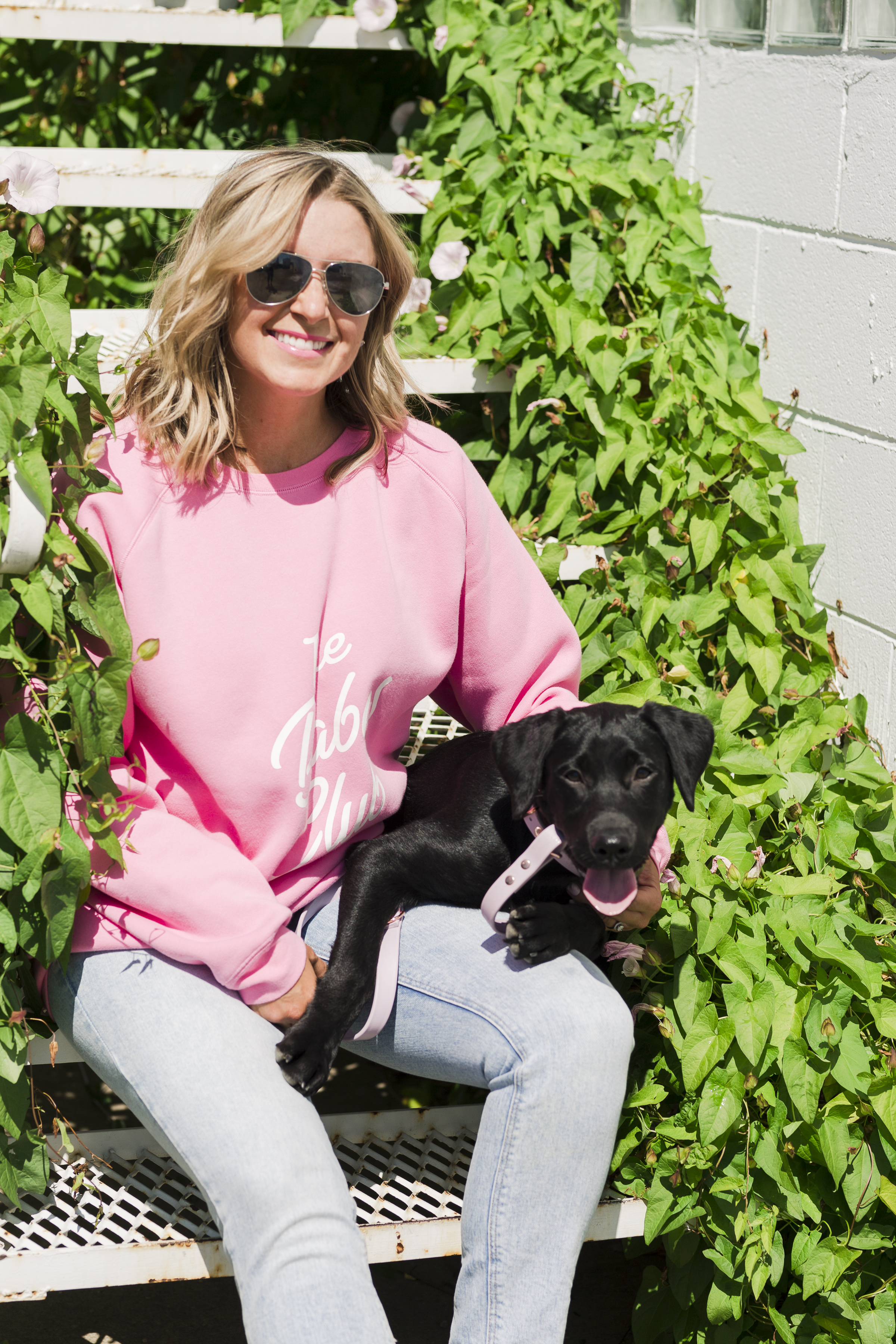 Candy Pink Babes Club Sweatshirt-6