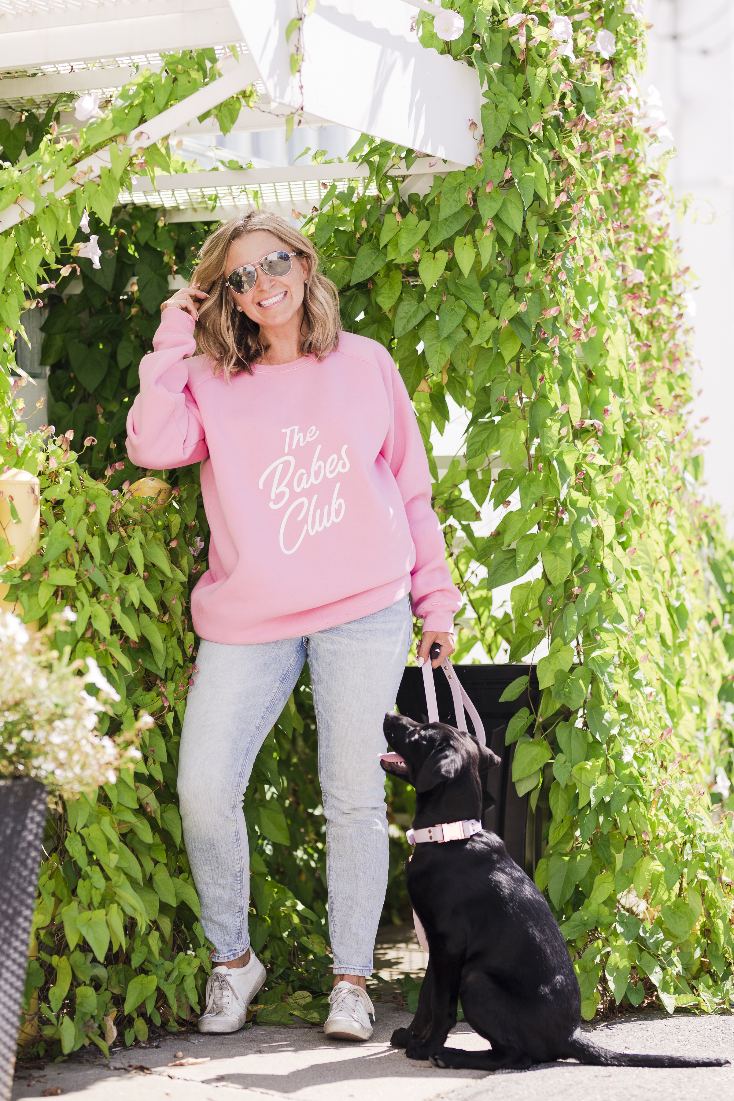 Candy Pink Babes Club Sweatshirt-5