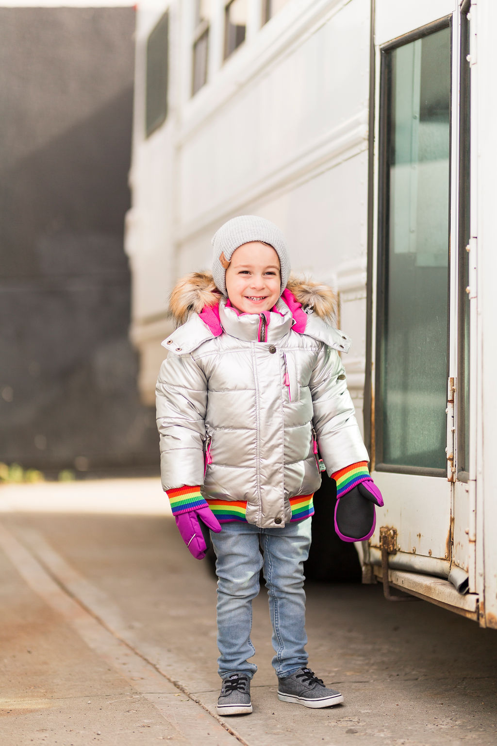 Kids hotsell rainbow coat