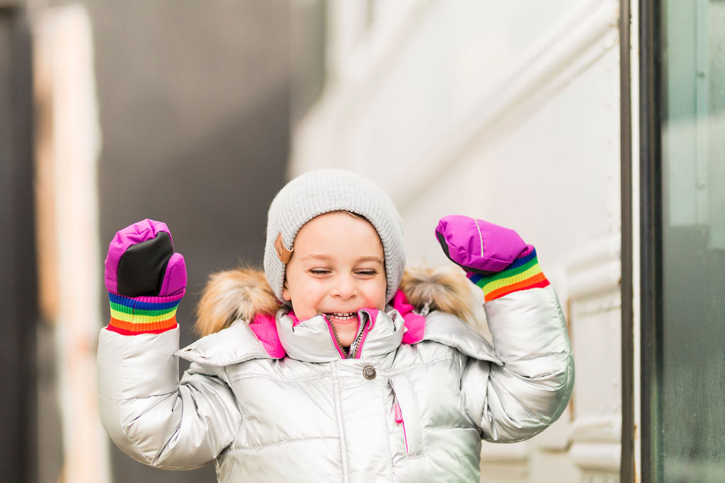 Rainbow coat kids online