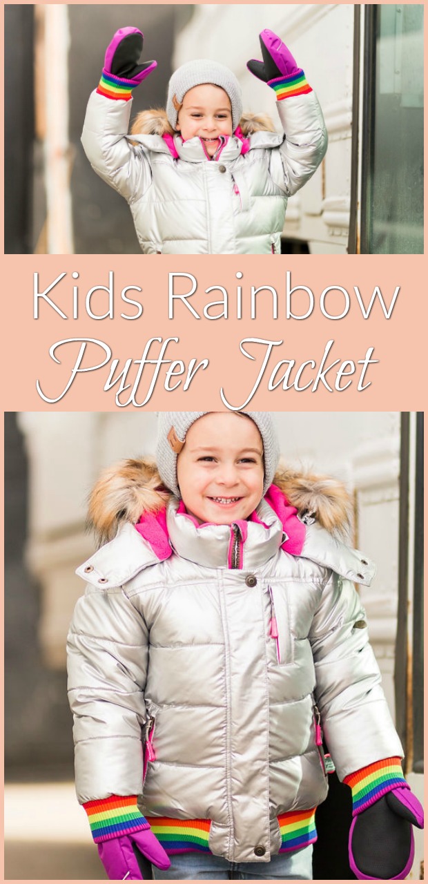 Kids rainbow clearance jacket