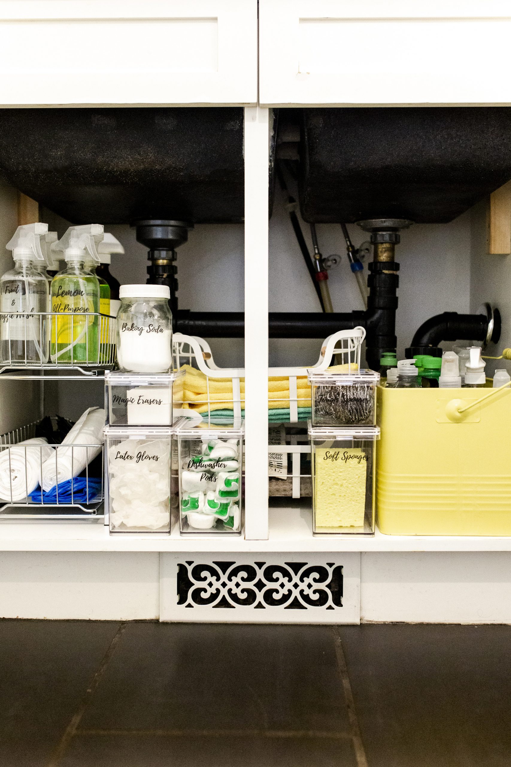 How To Organize Under Your Kitchen Sink-2