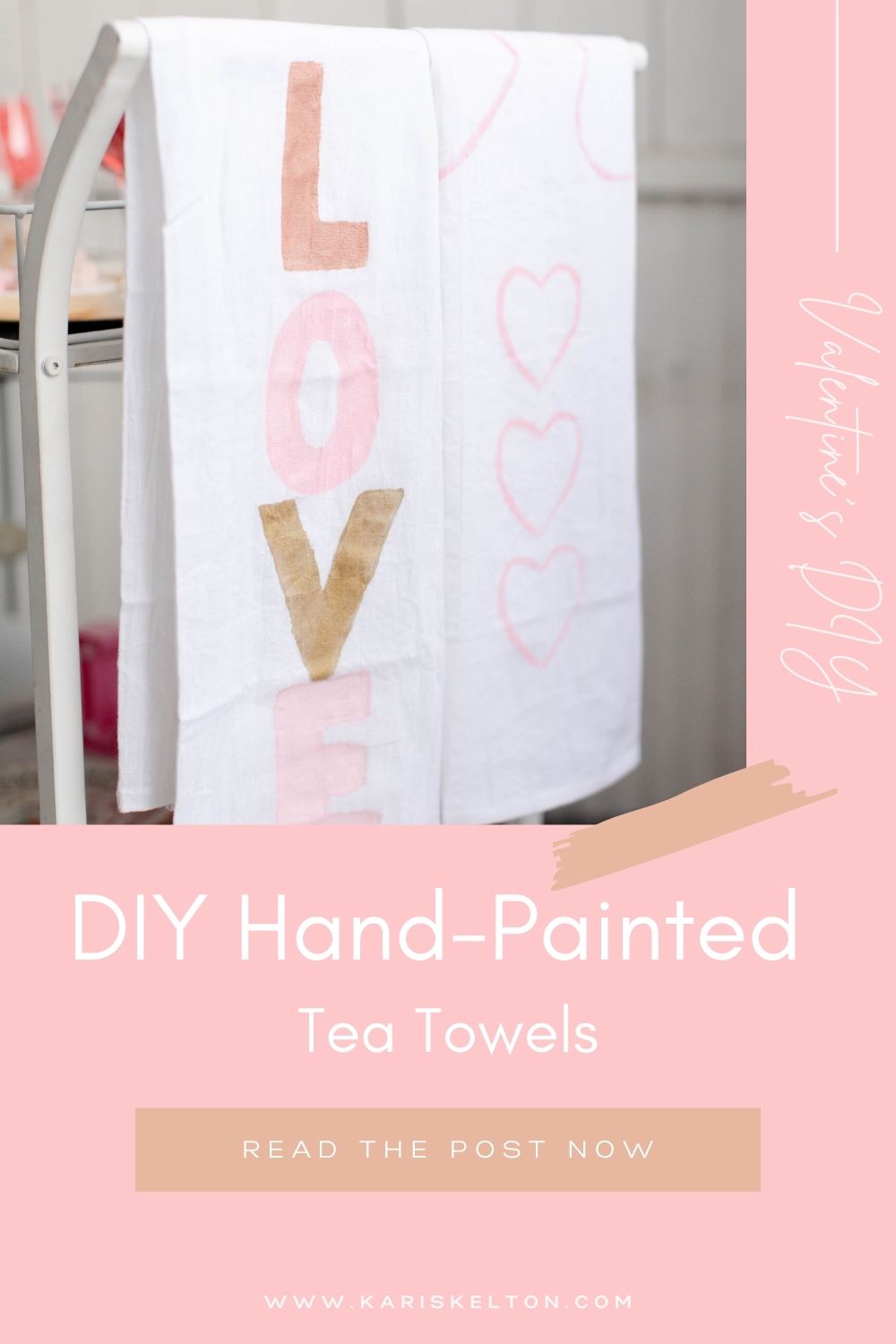 DIY Hand-painted tea towels-7