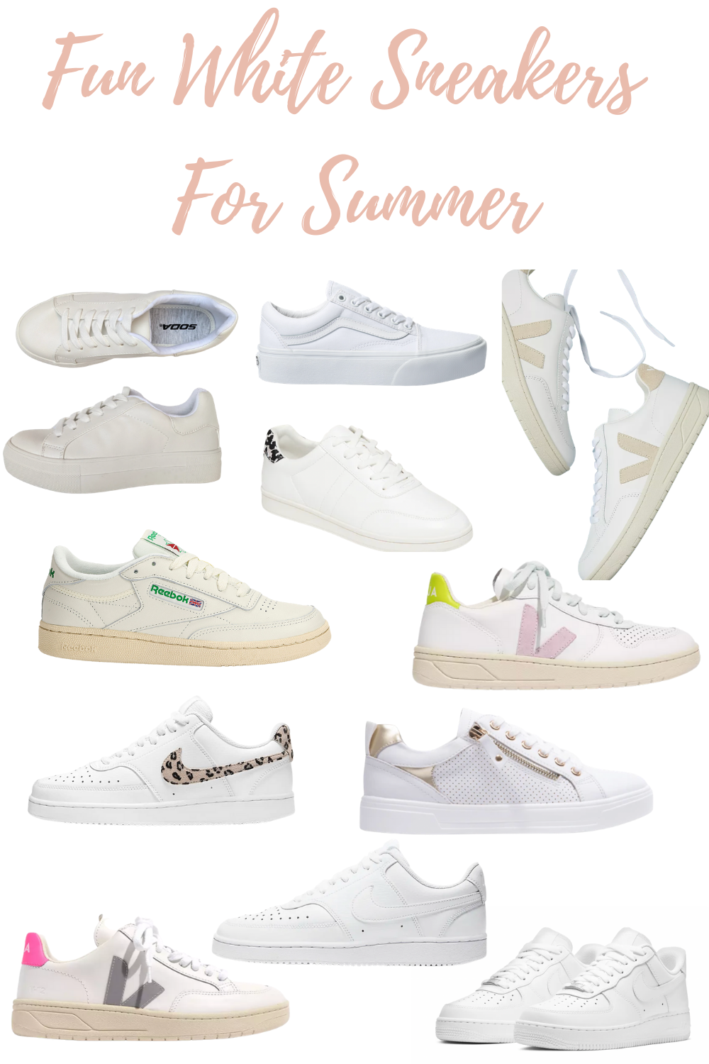 fun white sneakers for summer-5