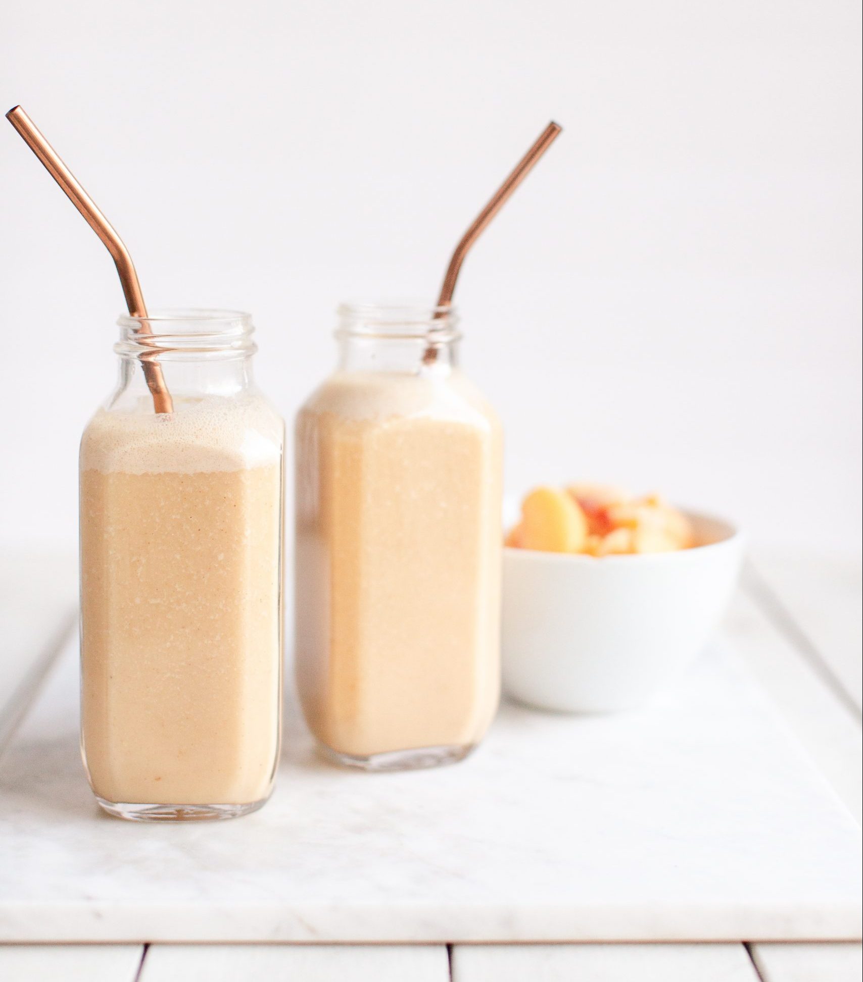 Ginger Peach Coconut Smoothie-1